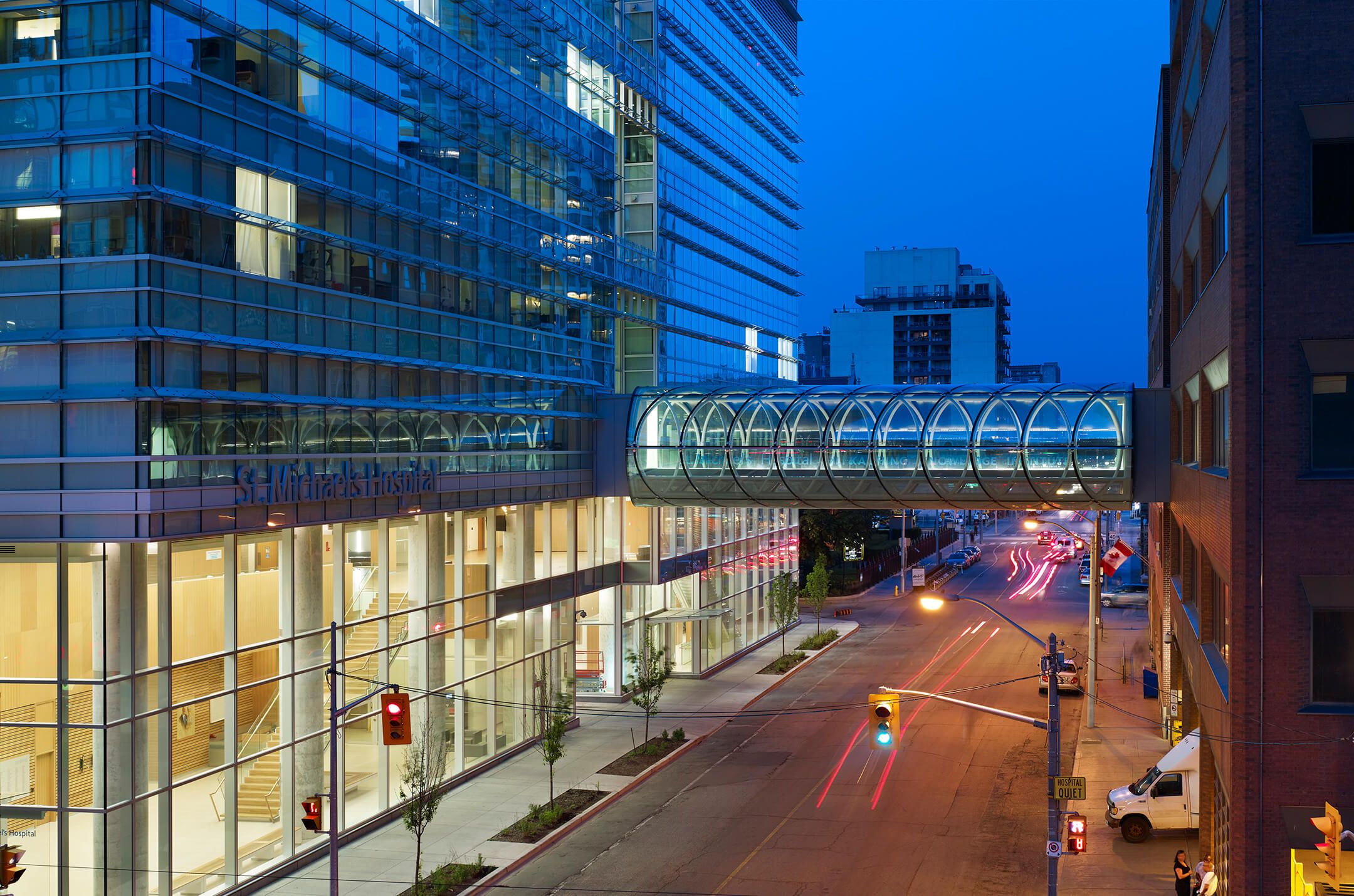 Exterior with bridge