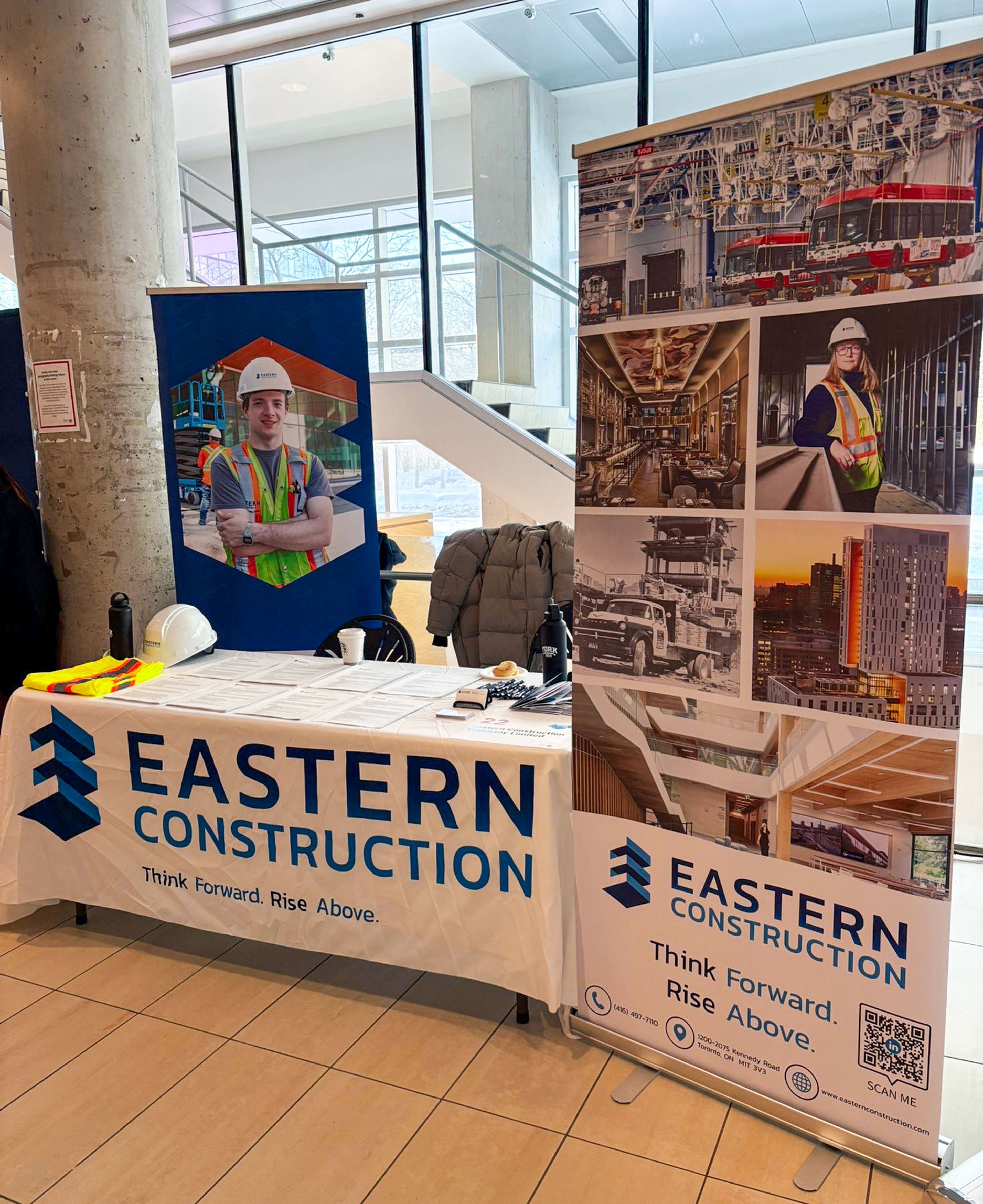 Table signage and banners