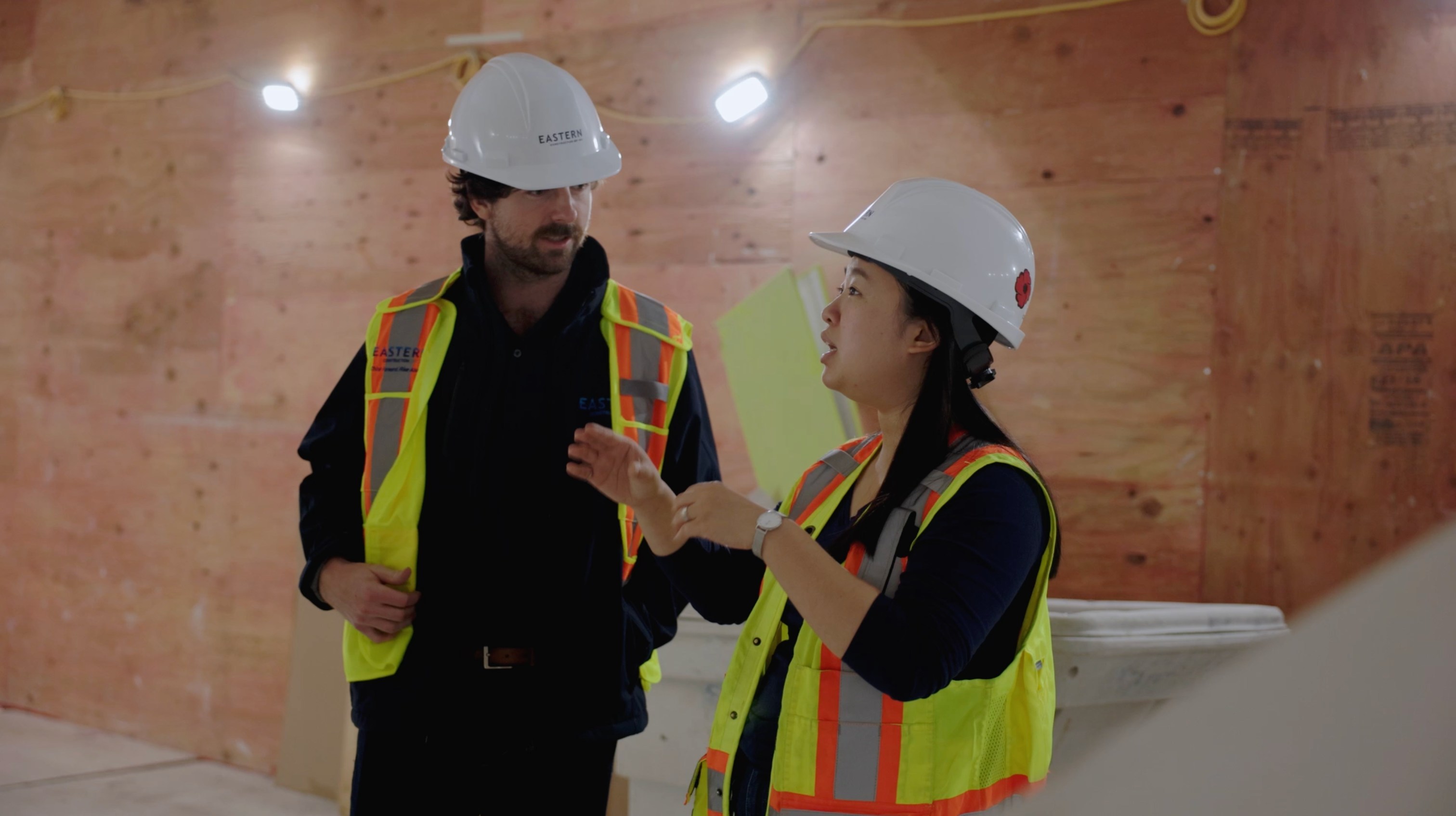 Eastern Team Chatting on site