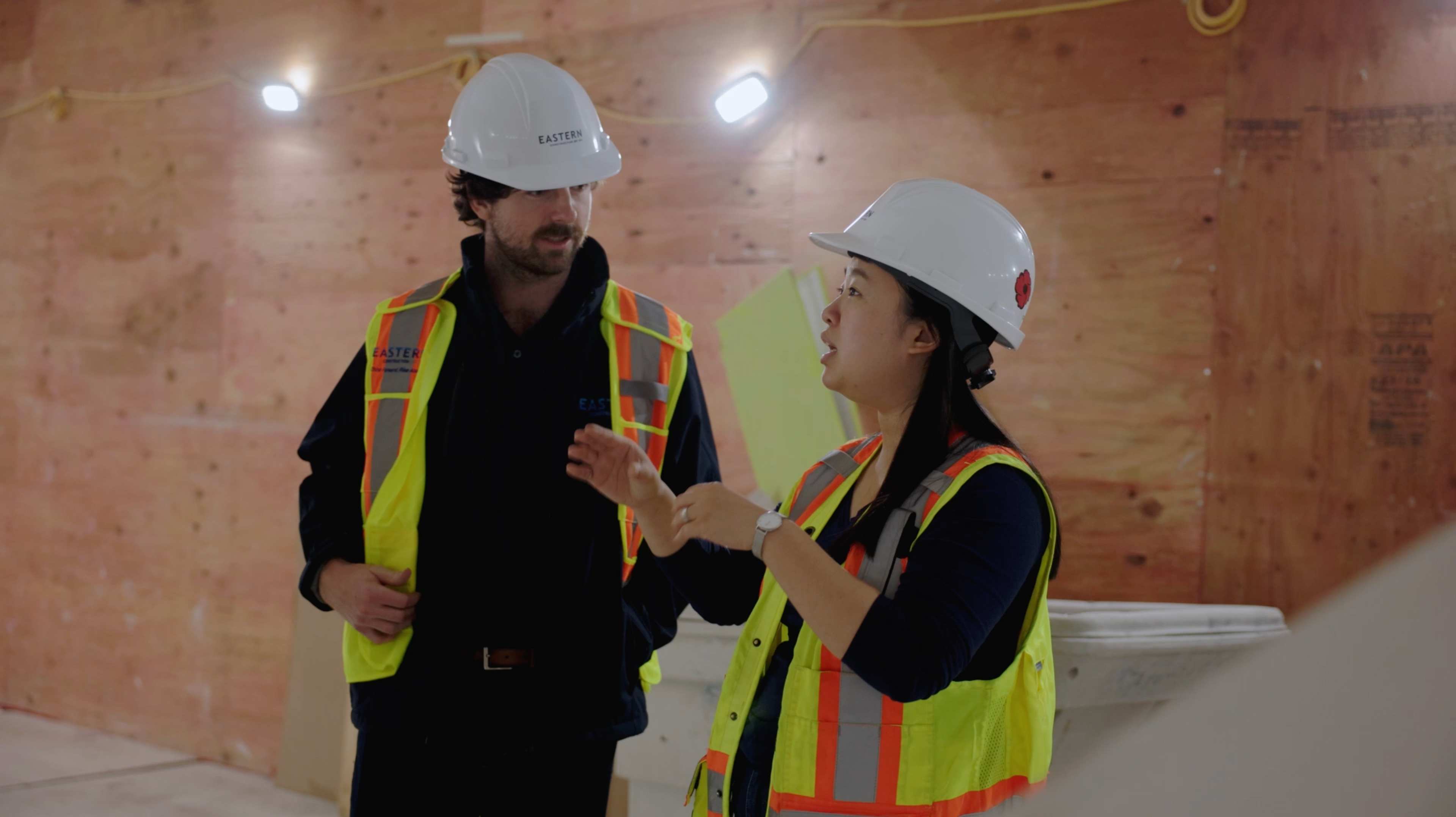 Eastern Team Chatting on site