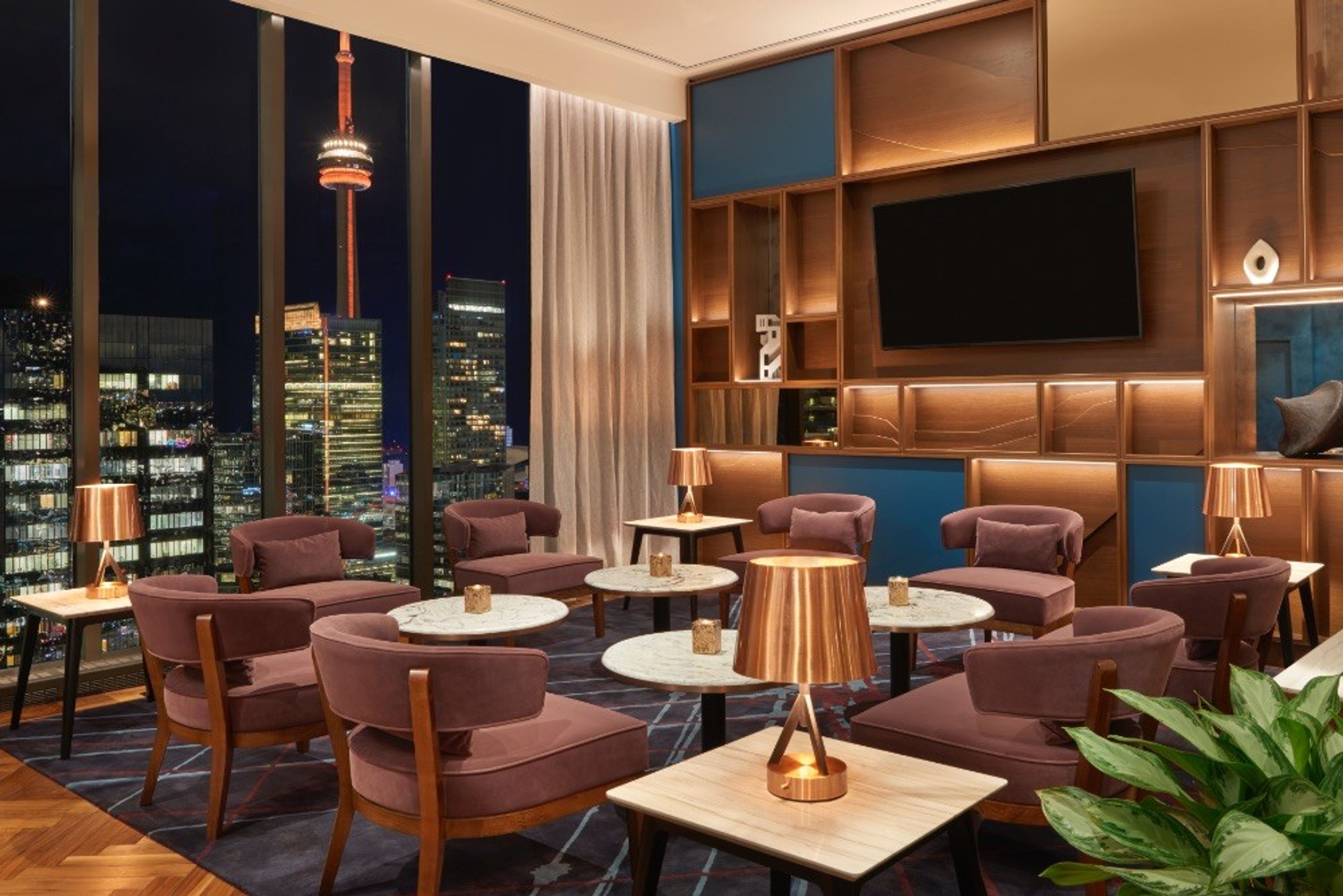 SHE_YYZTC_ClubLounge_Eastside_NorthView_Dusk