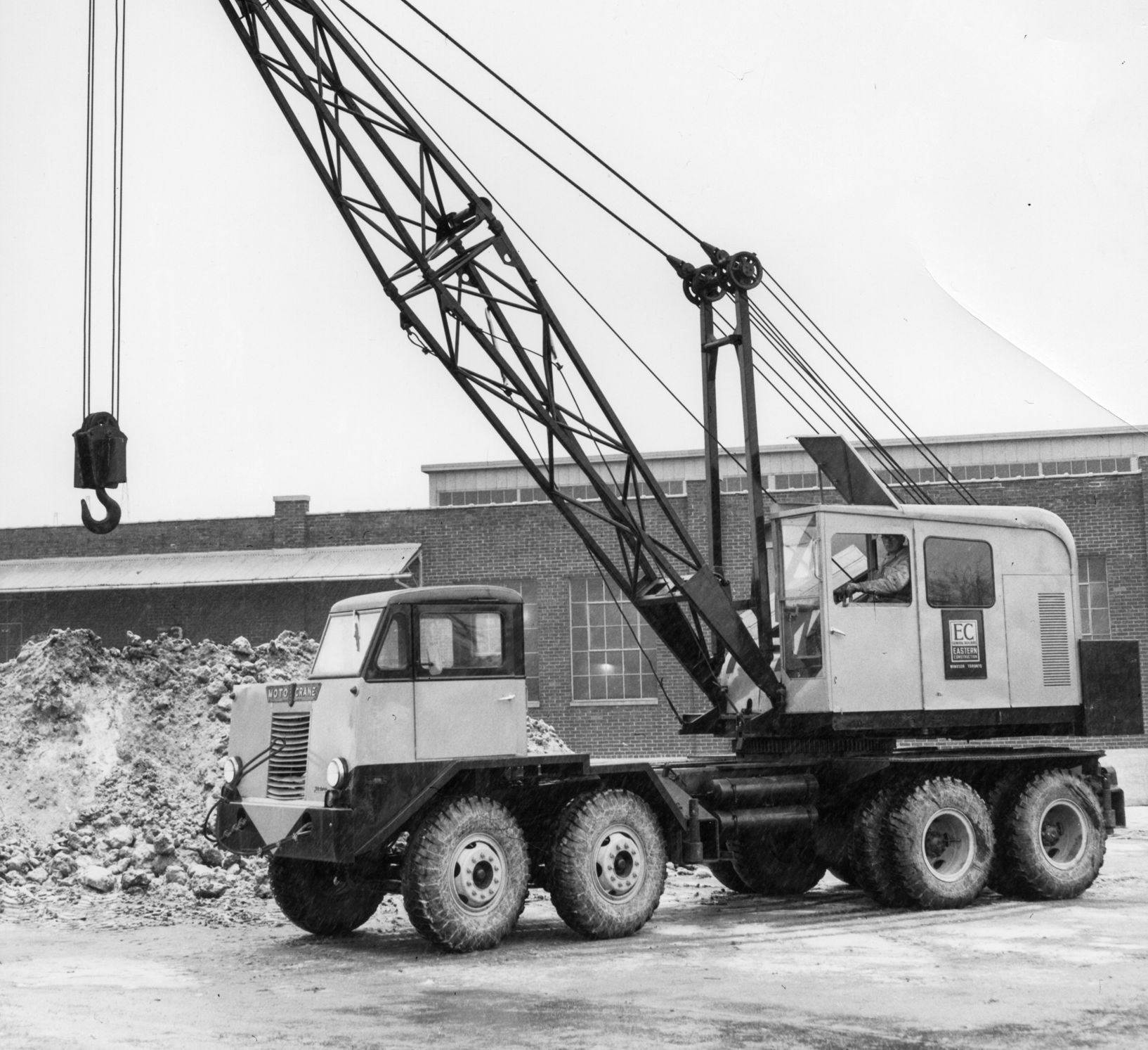 Old Eastern crane