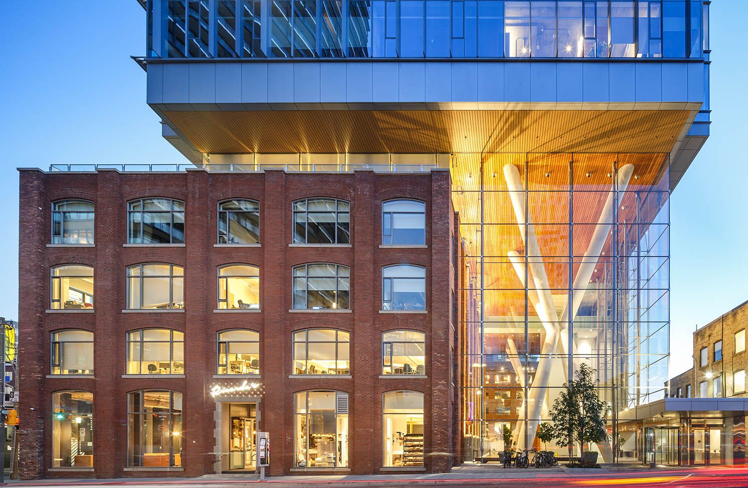 exterior street level