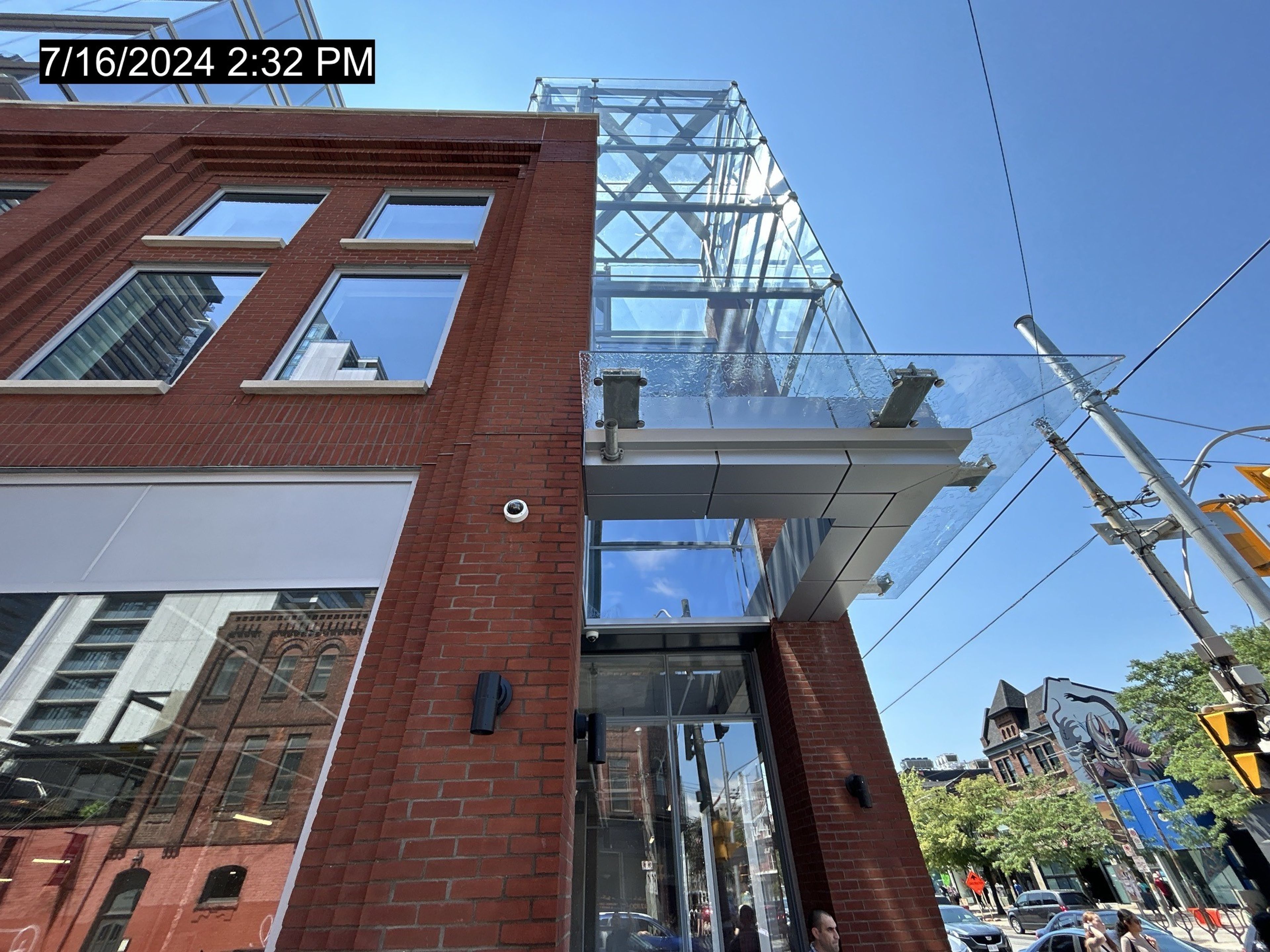 NE Canopy Glass & Scupper