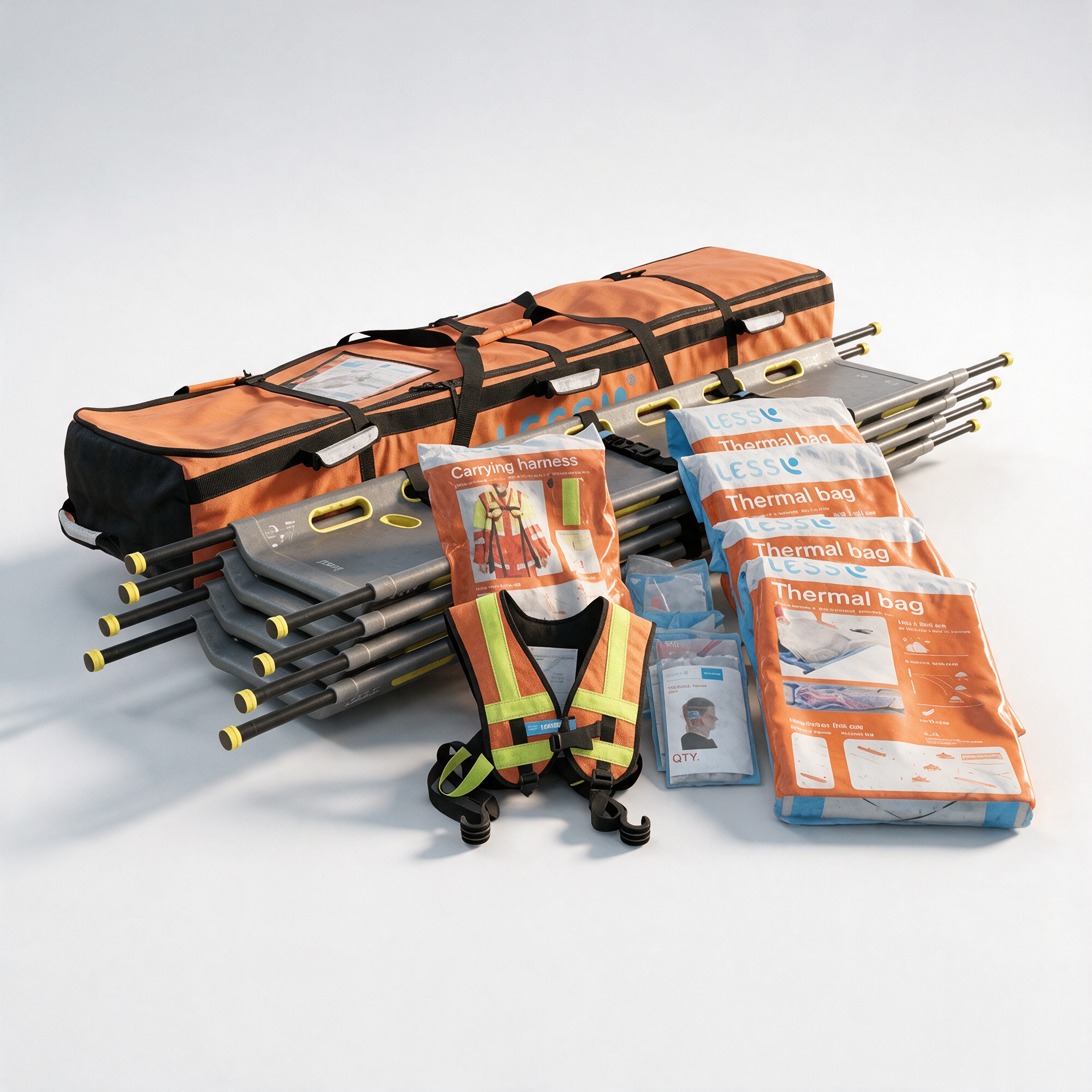 LESS Stretcher Rolling Kit PRO 3032