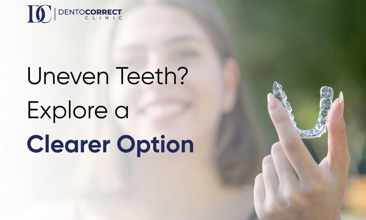 Clear aligner tray for straightening crowded teeth in Karachi