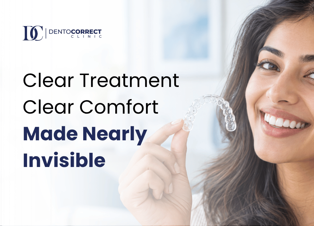 Clear aligner treatment for teeth spacing at DentoCorrect Multan, Bosan Road