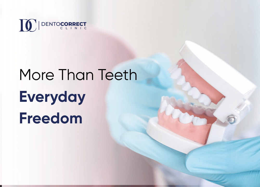 Dentures in Karachi for a complete smile after losing all teeth