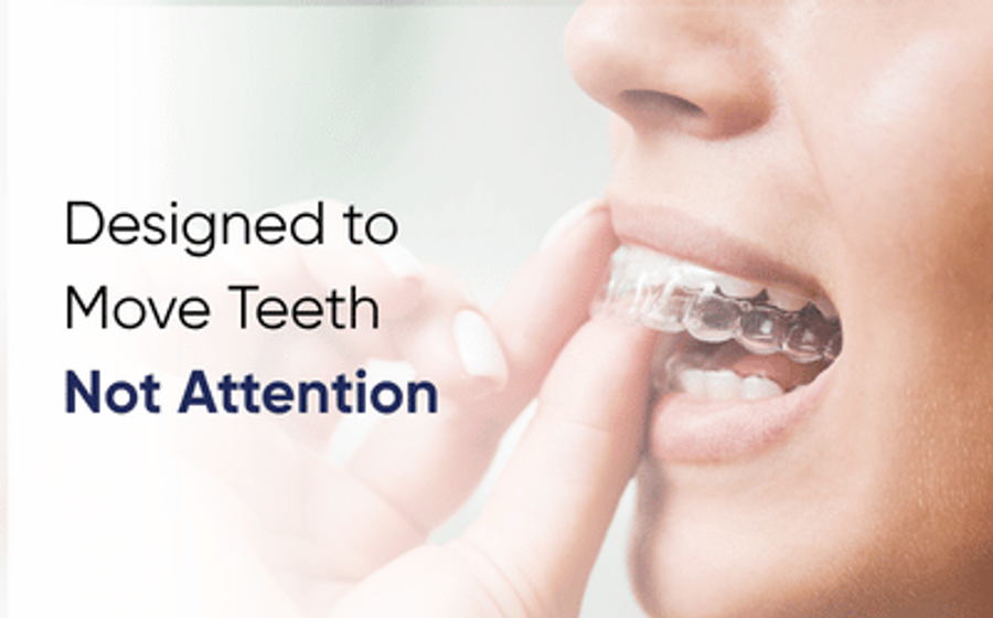 Patient fitting a clear aligner tray in Rawalpindi at DentoCorrect