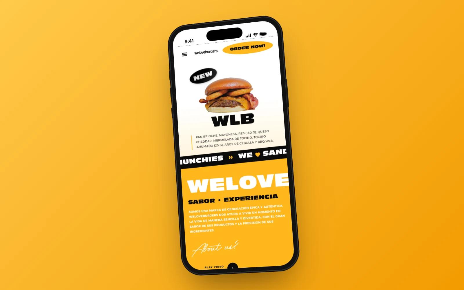 Web We Love Burgers