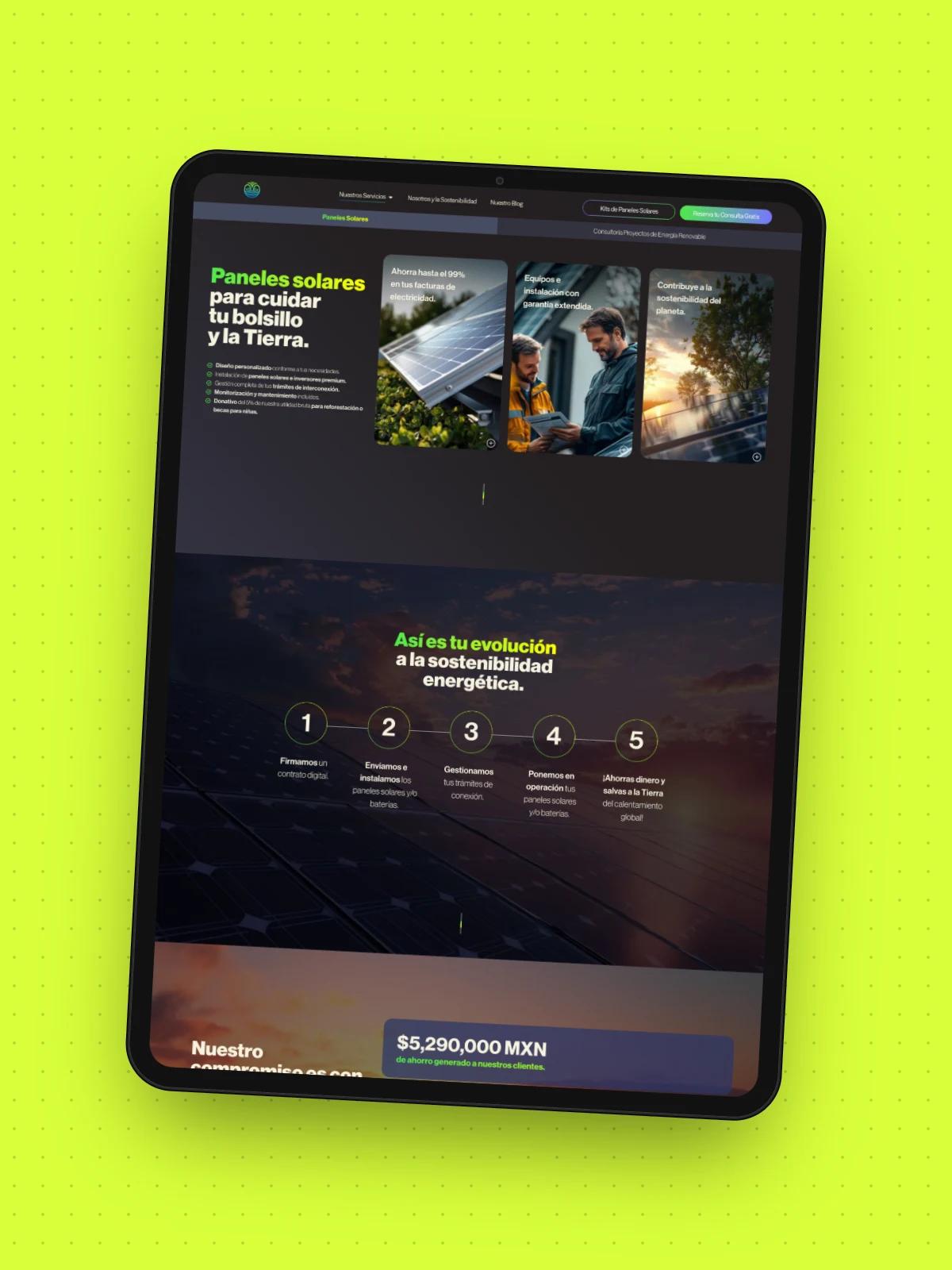 Terraverse — home en MacBook
