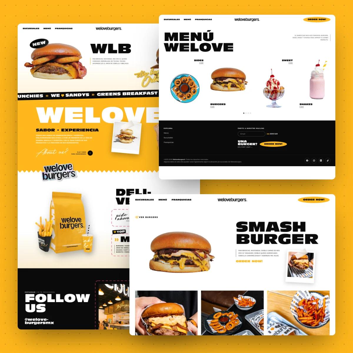 Web We Love Burgers
