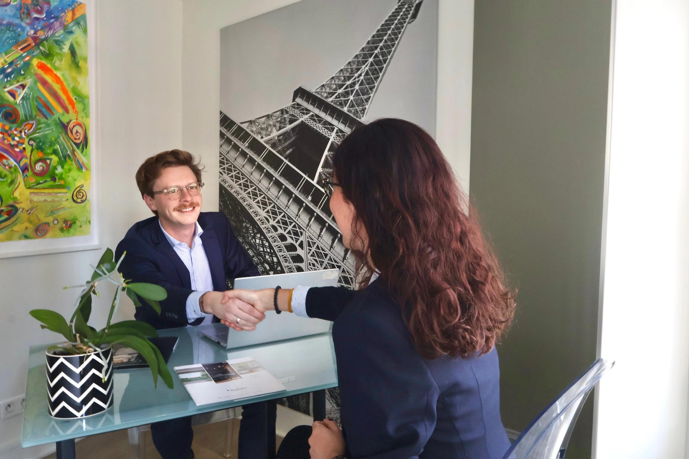 La direction de Virginia Immobilier dans nos bureaux historiques