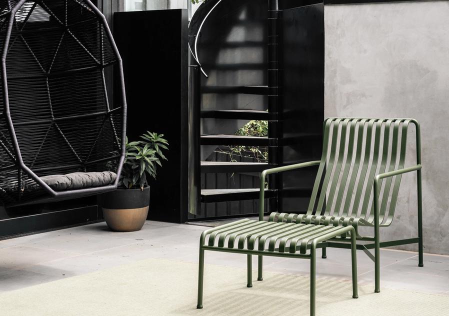 Green outdoor chair