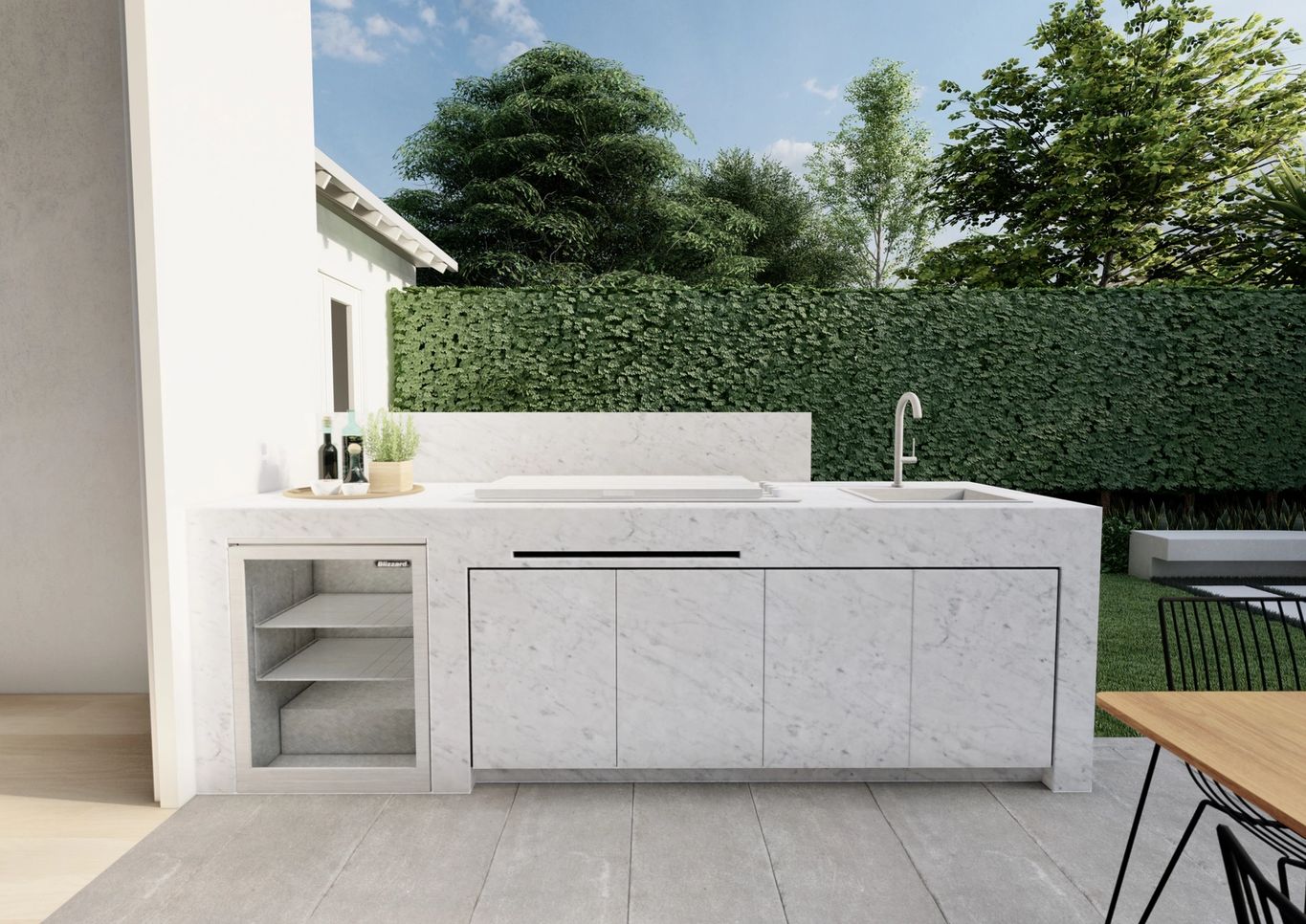 Outdoor kitchen 3d design