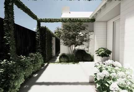 Side house area landscaping by Mint Pool and Landscape for Norsu home