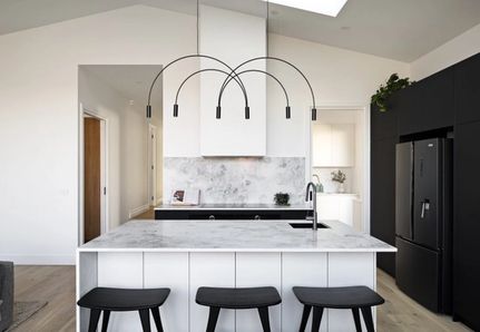 Kitchen at Parkview House by Allilie Harris and Mint Design