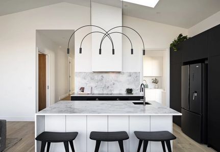 Kitchen at Parkview House by Allilie Harris and Mint Design
