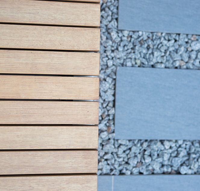 texture details, deck and pavers