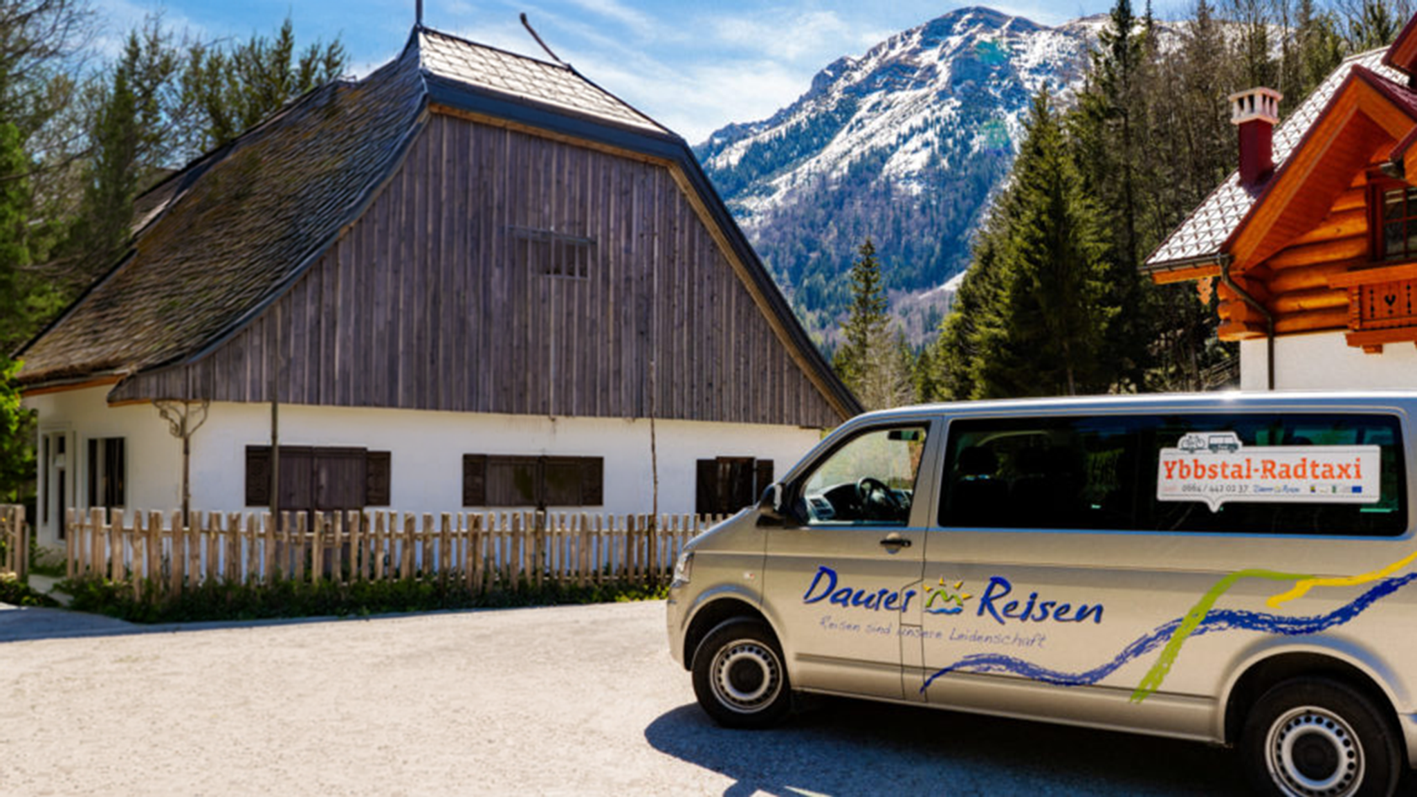 Wandertaxi vor dem Ötscher