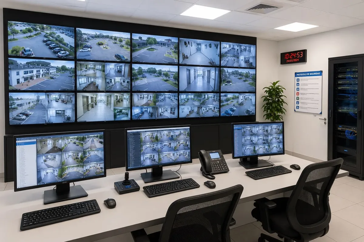 ¿Cómo funciona un sistema CCTV?
