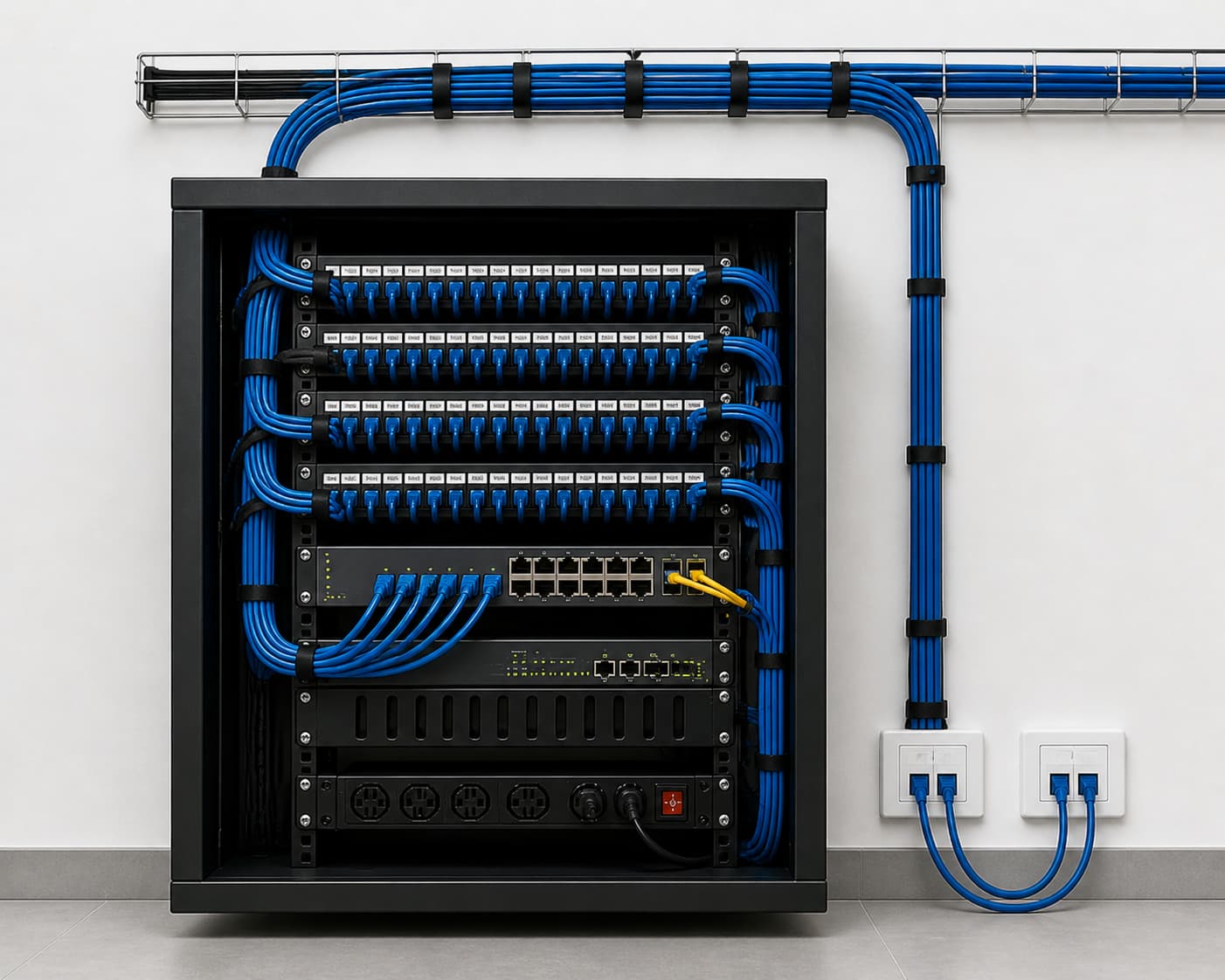 Imagen miniatura de El cableado de red