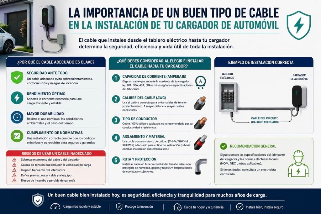 Imagen miniatura de La importancia de un buen tipo de cable en la instalación de tu cargador de automóvil