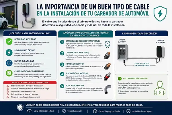 Imagen miniatura de La importancia de un buen tipo de cable en la instalación de tu cargador de automóvil