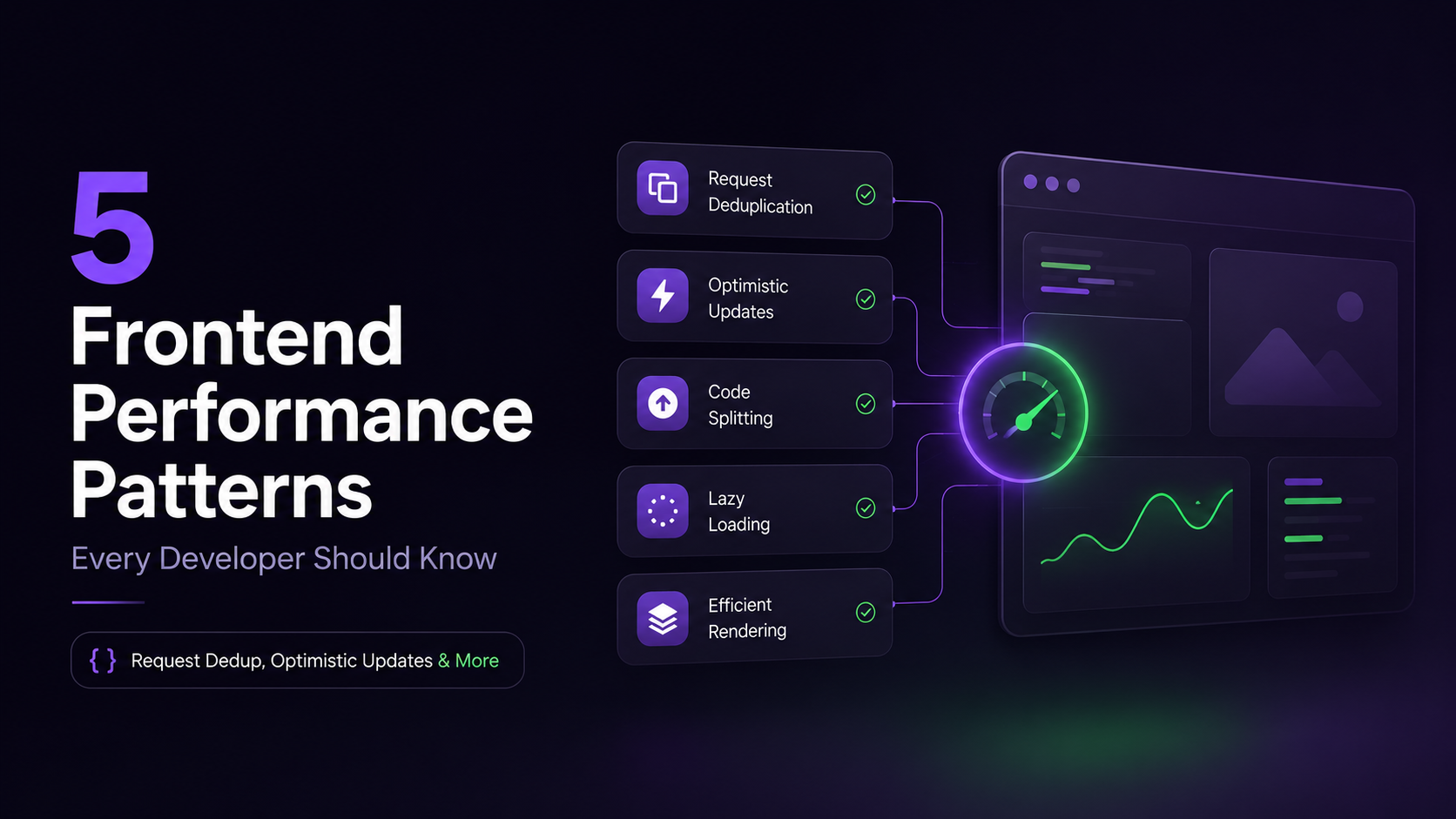 5 Frontend Performance Patterns Every Developer Should Know
