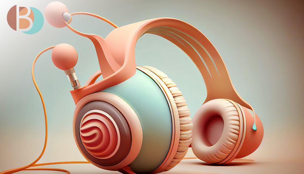 futuristic headphones
