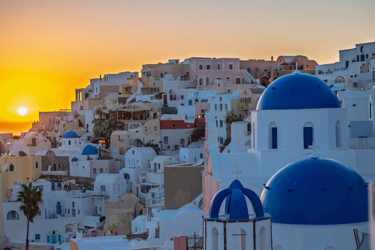 Santorini Golden Hour Dreams