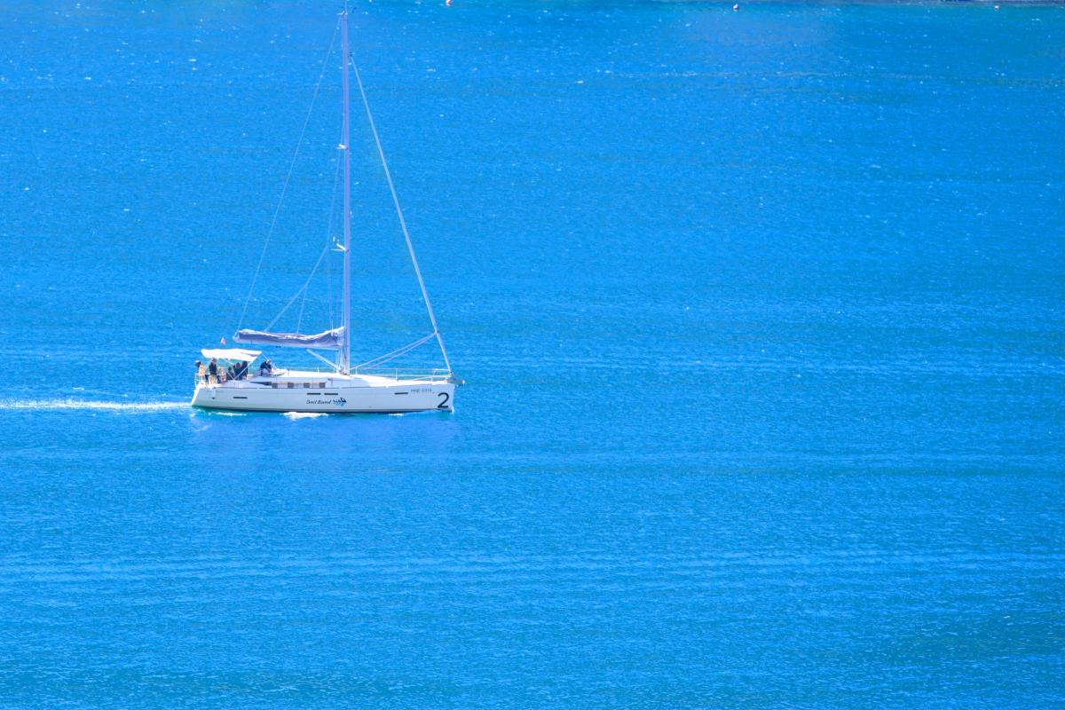 Sailing the Azure Sea