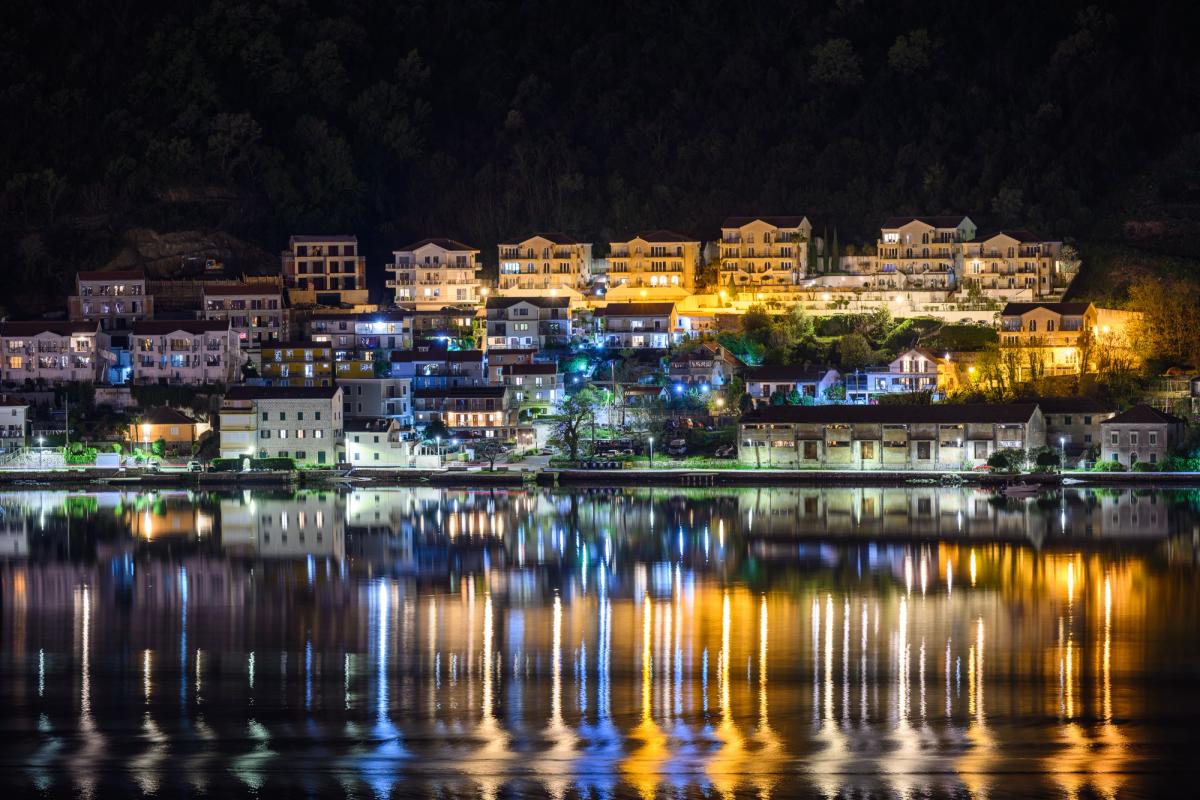 Village Lights on Still Waters