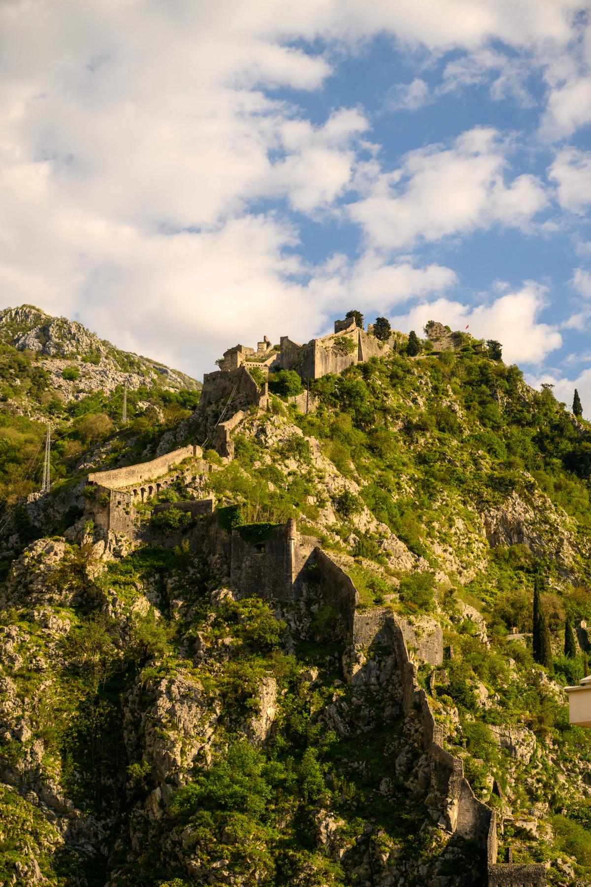 Ancient Fortress on High mountain.