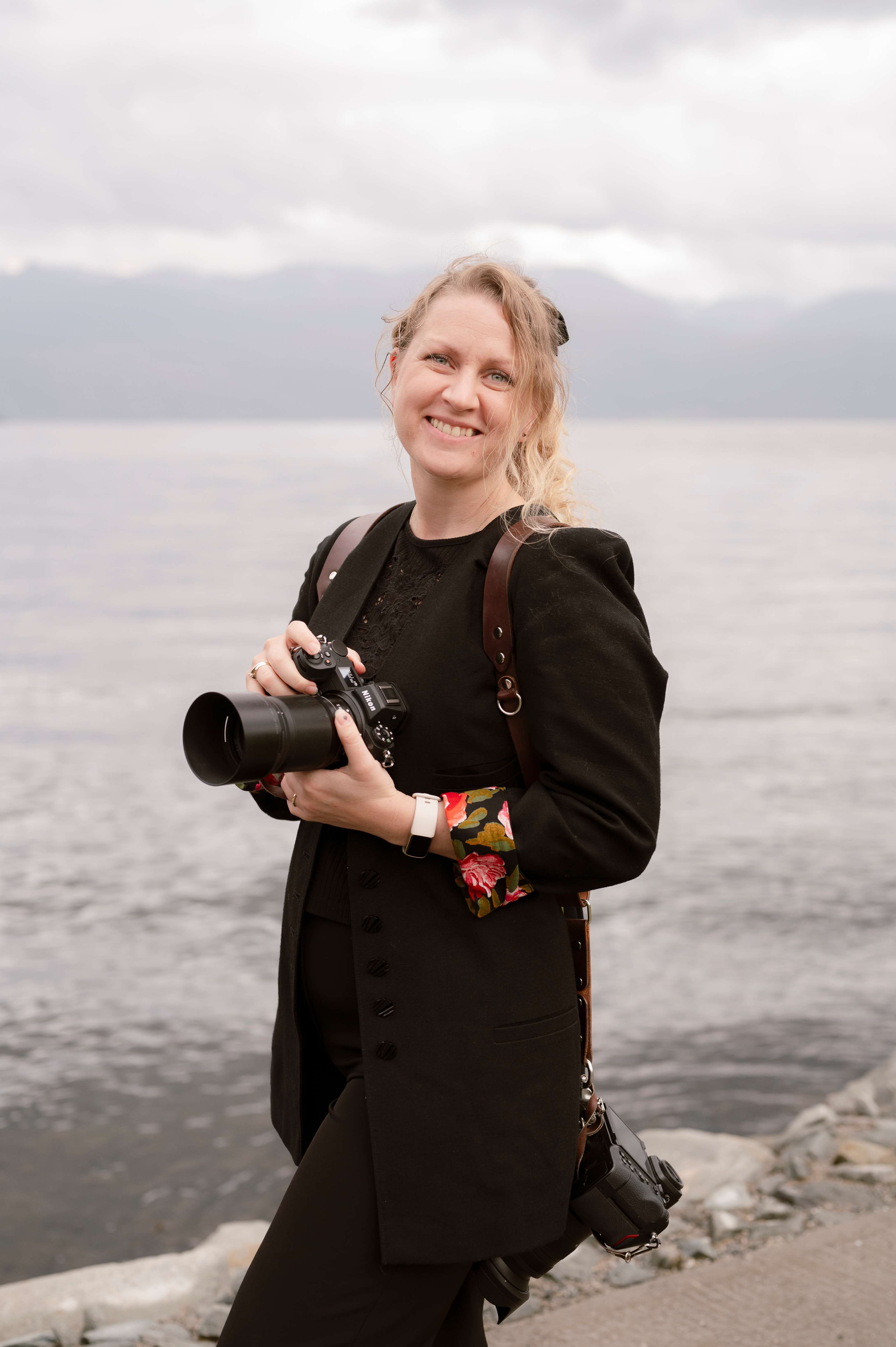 Fotograf Taran Gjøystdal smiler til kamera