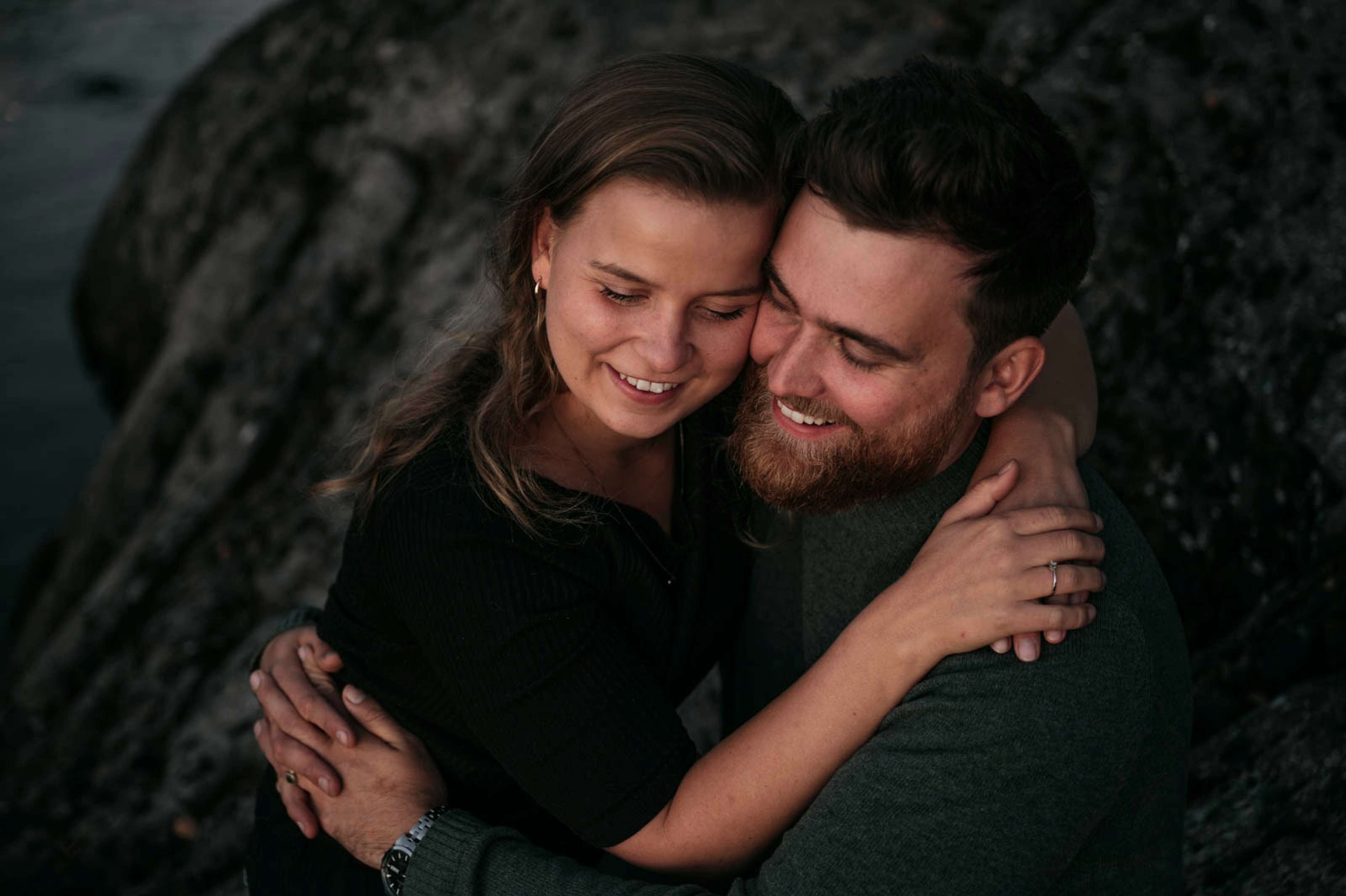 Forelsket kjærestepar