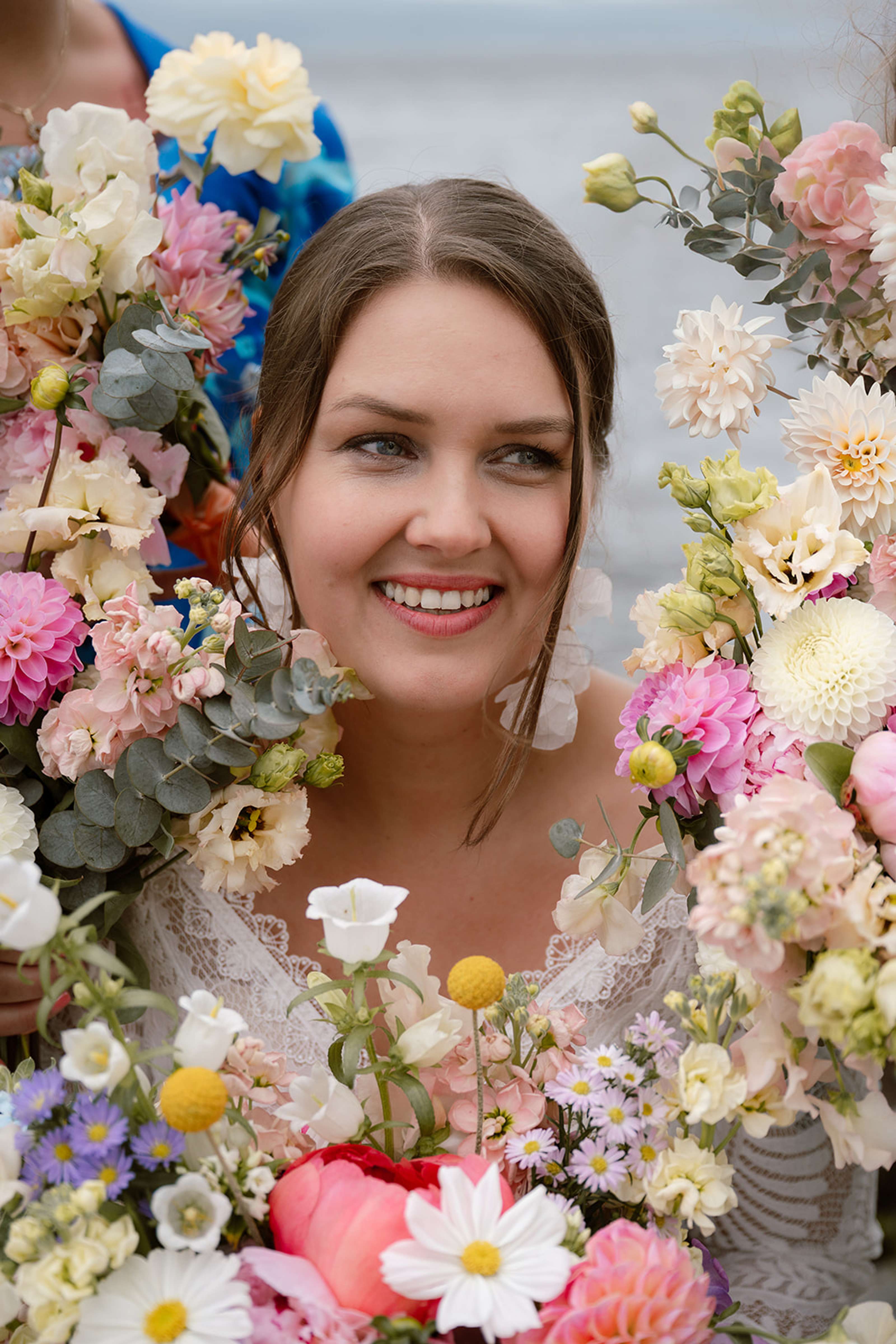 Nydelig brud på bryllupsdagen