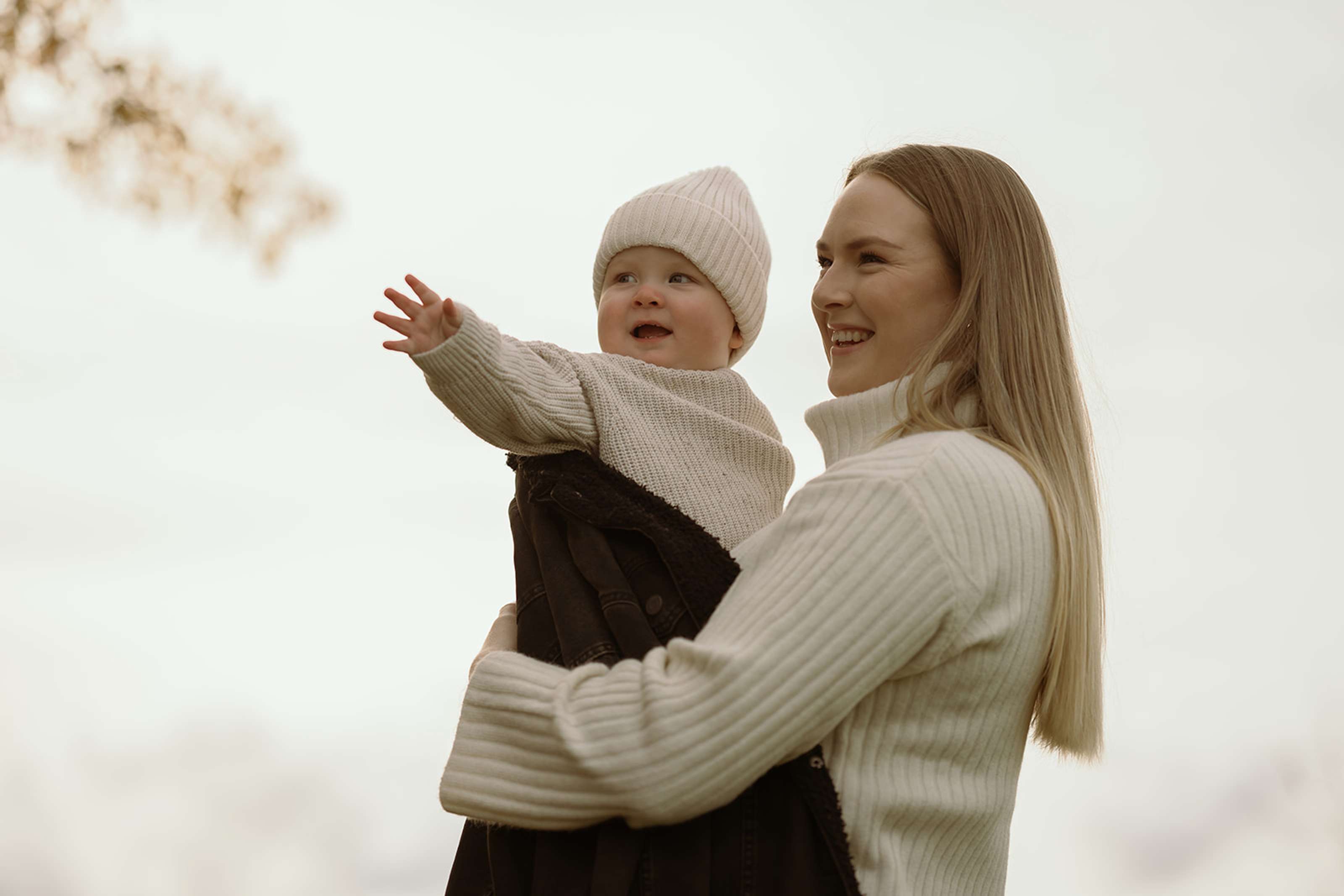 Familieidyll om høsten