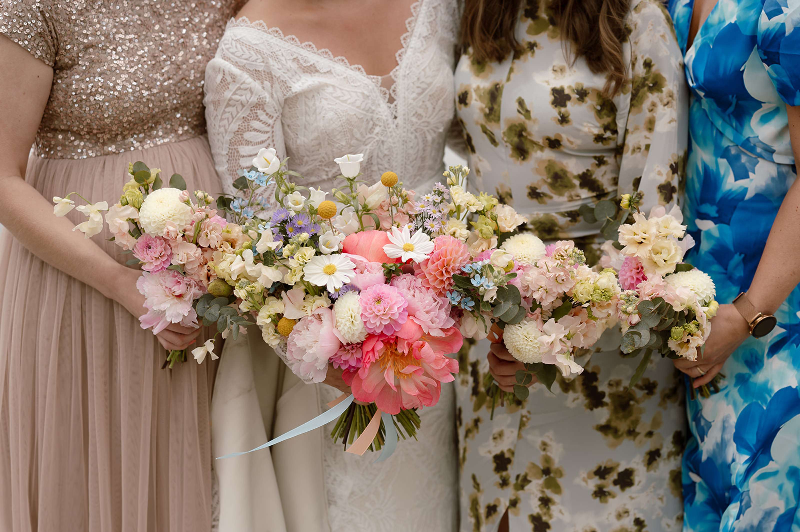 Brudebukett og forlovere