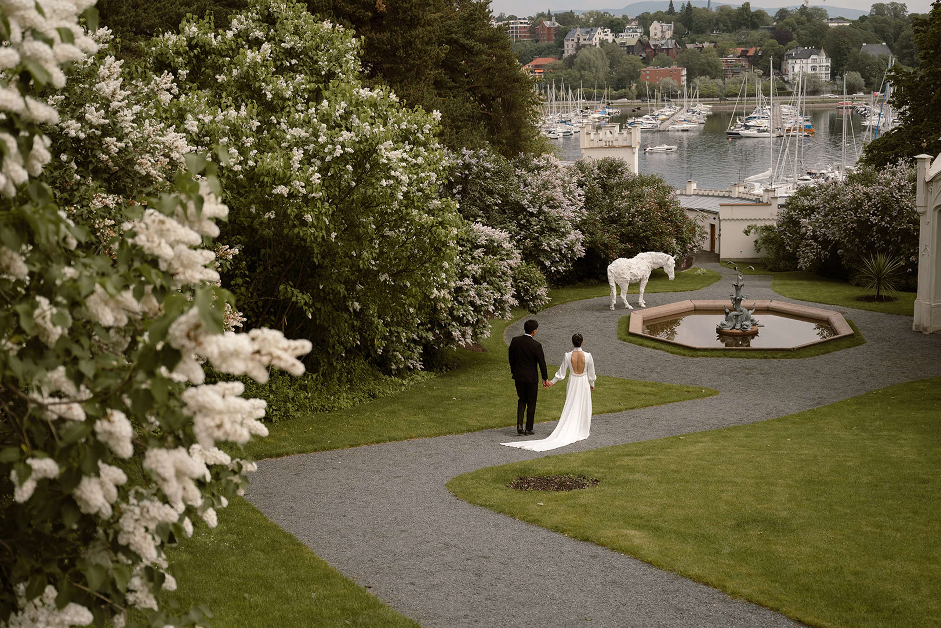 En nydelig bryllupsdag i mai