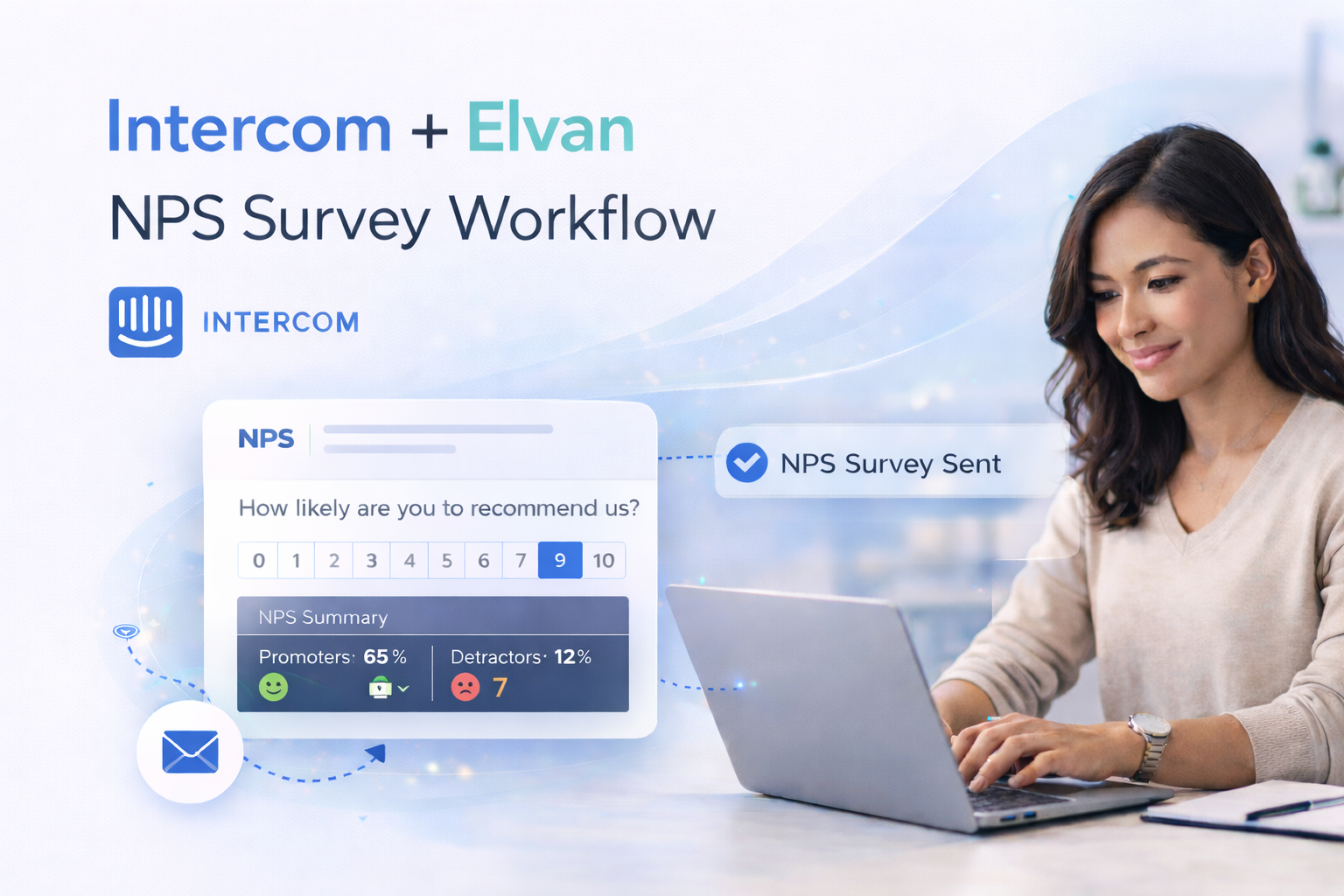 Intercom NPS Survey: How to Send NPS Surveys with Elvan & Intercom