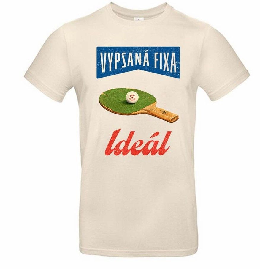 Pánské tričko - Ideál - vintage bílé