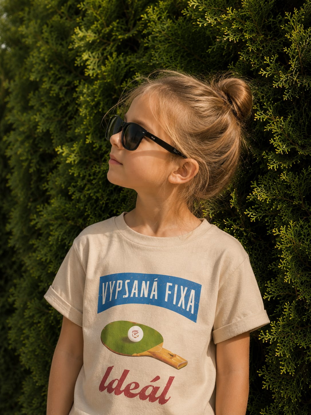 Dětské tričko - Ideál - vintage bílé