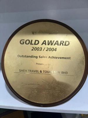 Outstanding Sales Achievement - Gold Award
