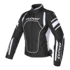 Geaca moto impermeabila CLOVER Rainblade 2 Negru-Alb