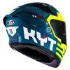 Casca moto KYT TT-Course Fuselage Albastru-Galben