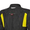 Geaca moto touring all-season BELA Transformer Negru-Galben Fluo