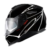 Casca moto NEXX Y.100 B-Side Black White