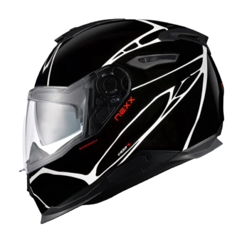 Casca moto NEXX Y.100 B-Side Black White