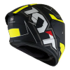 Casca moto KYT TT-Course Electron Galben-Negru Mat